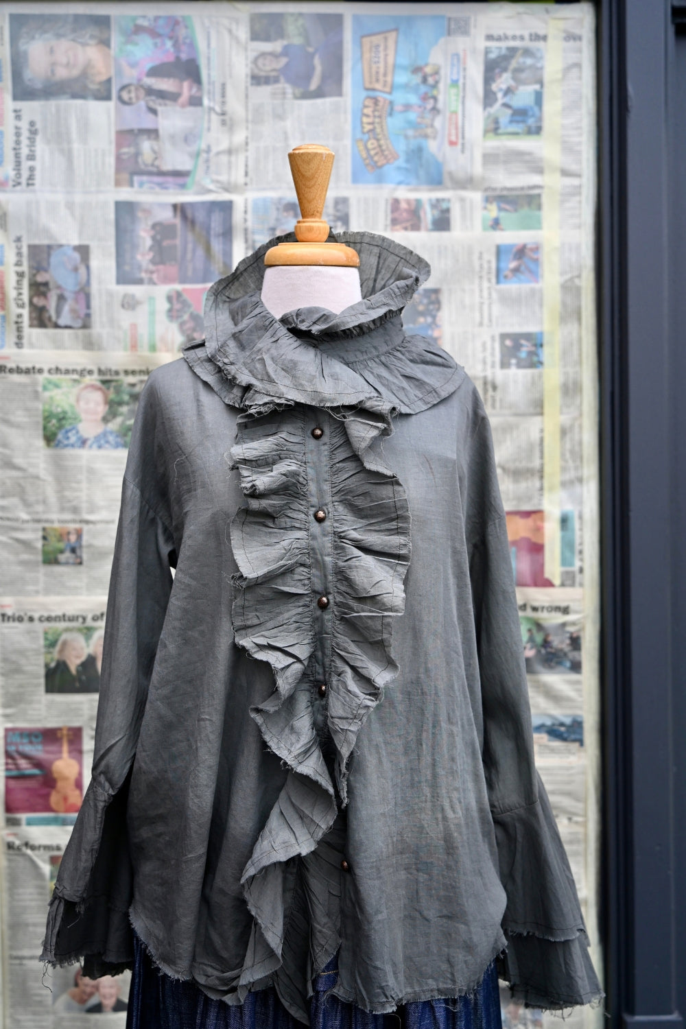 Pierrot Shirt - Charcoal