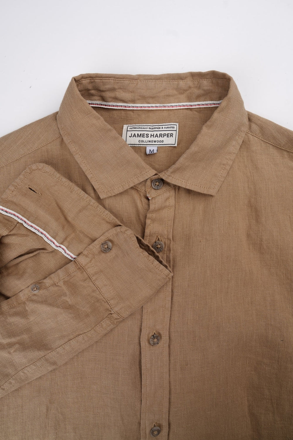 Pure Linen Shirt - Cinnamon
