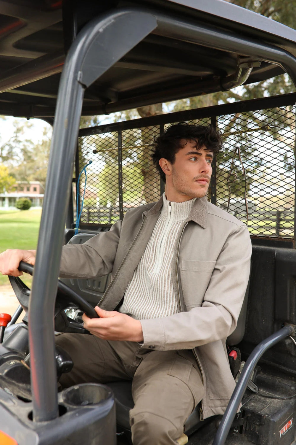 Canvas Barn Jacket - Taupe