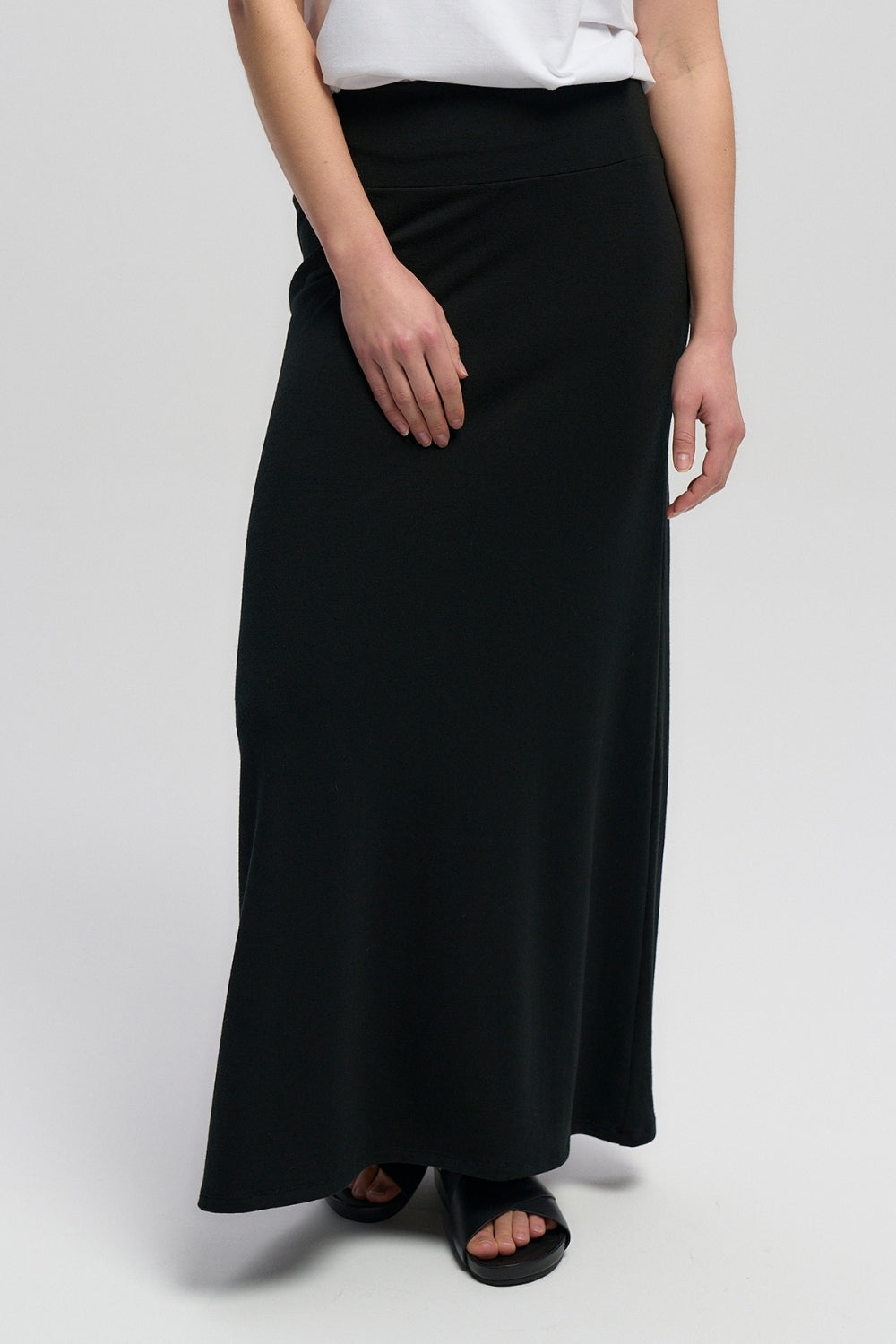 Delilah Skirt - Black - Merino Wool
