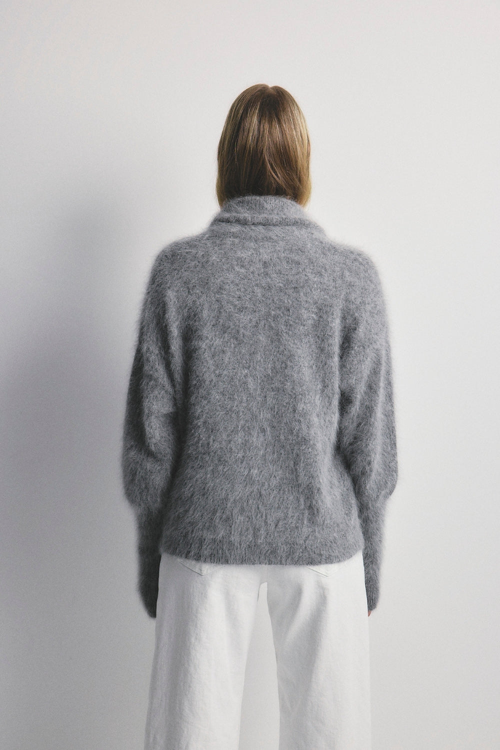 Zoe Cropped Open Cardigan - Charcoal