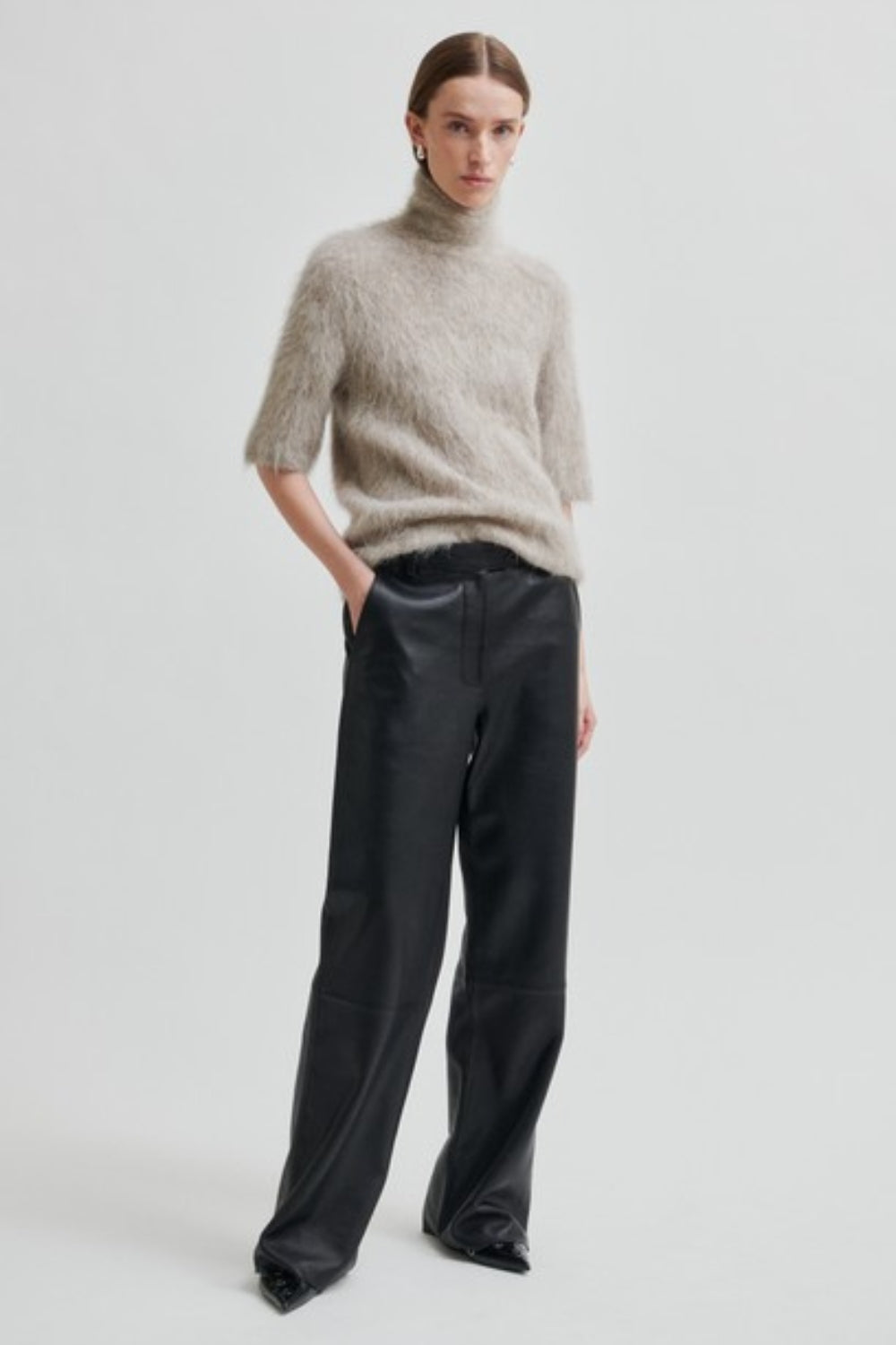 Karla Knit Short Sleeve - Pumice Stone