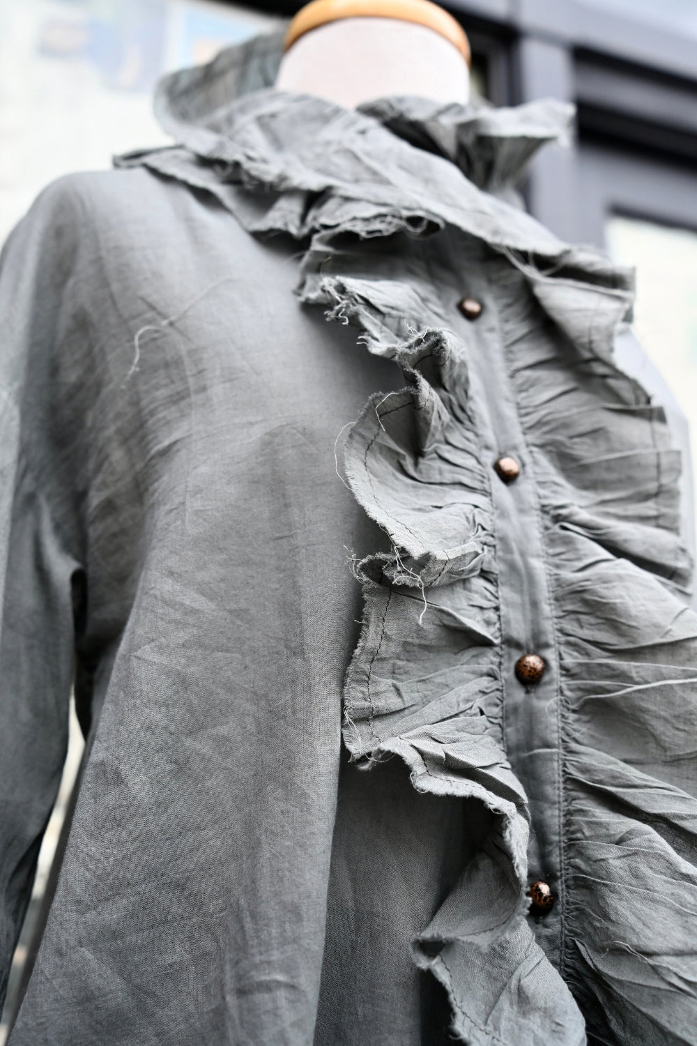 Pierrot Shirt - Charcoal