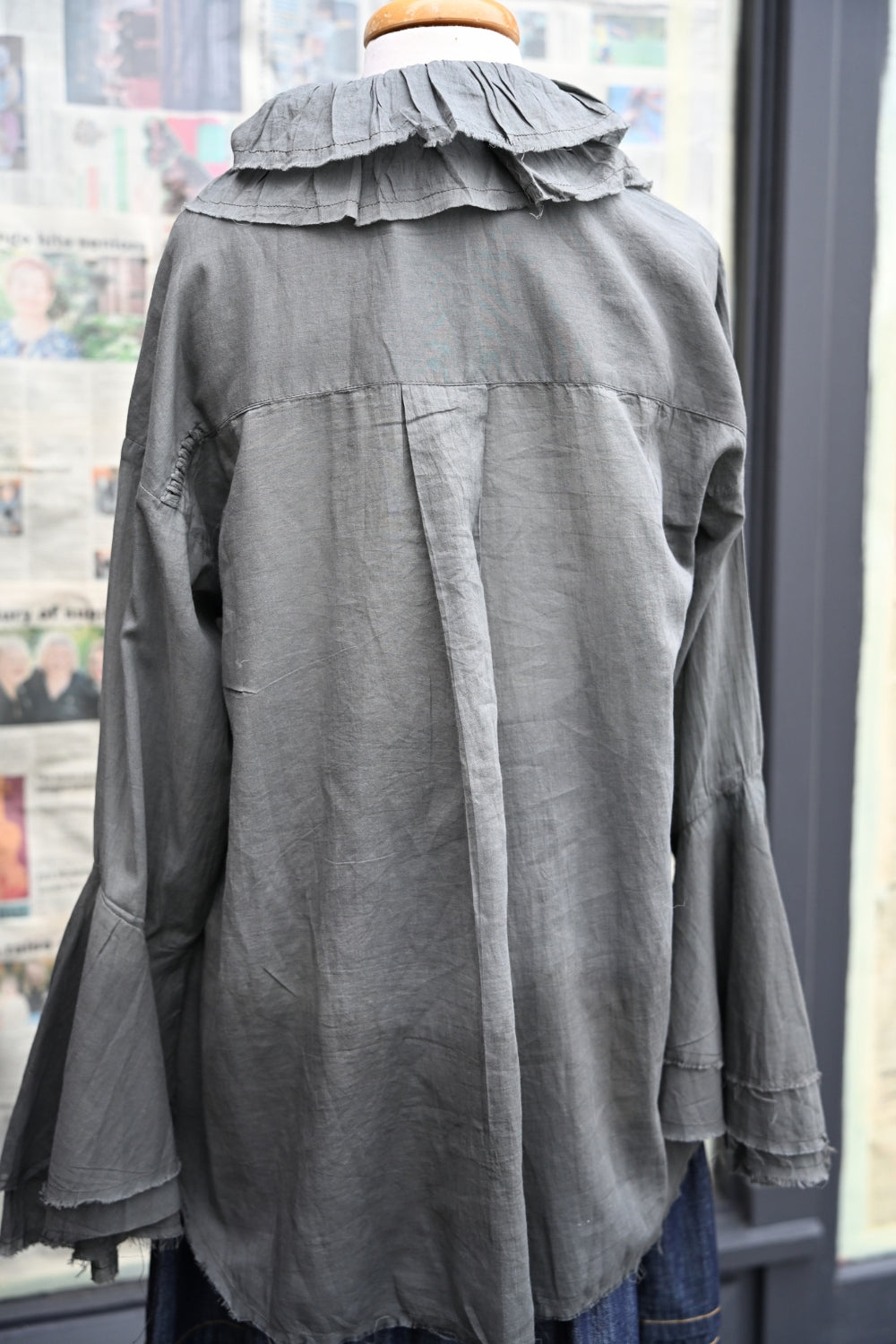 Pierrot Shirt - Charcoal