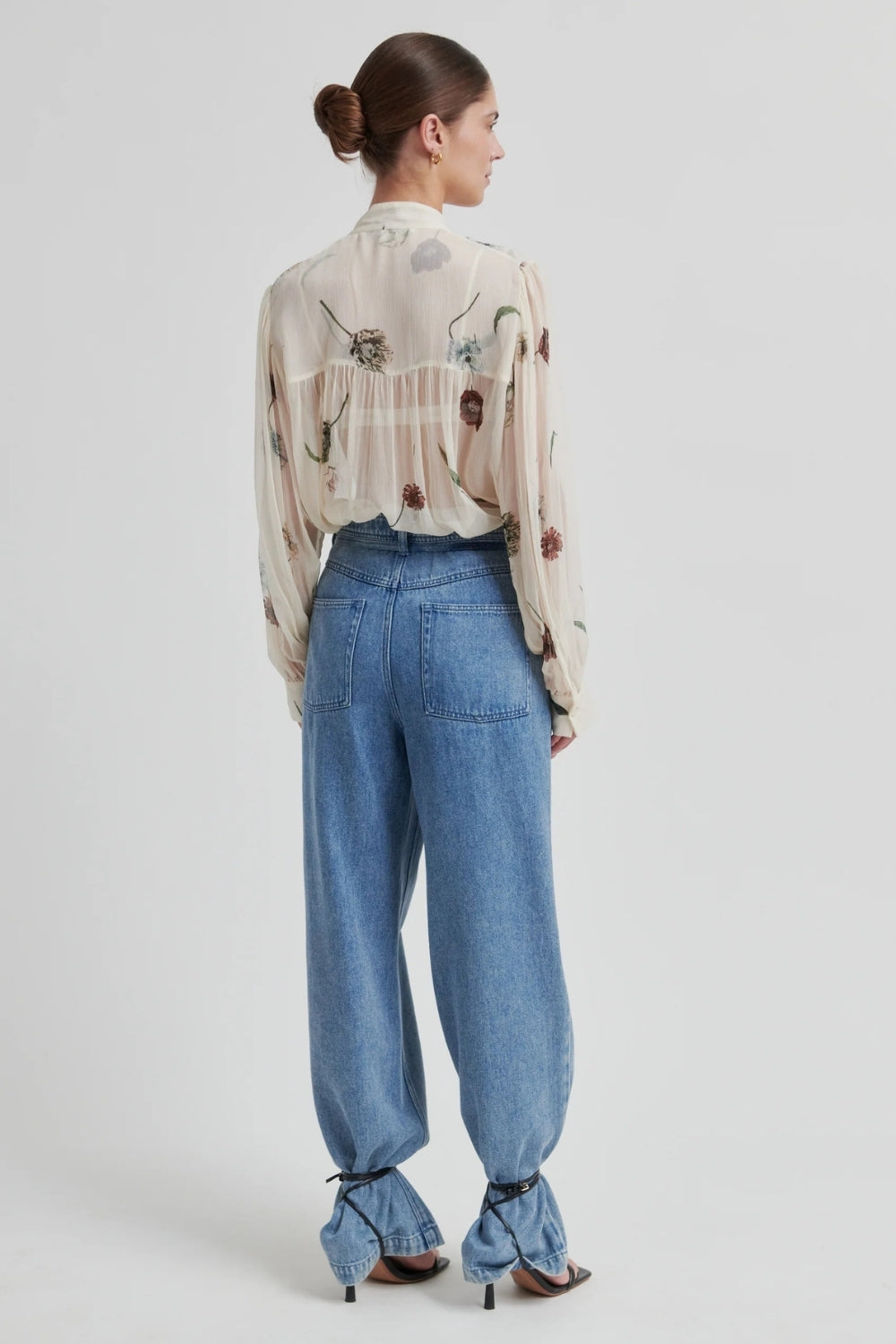 Florala Sheer Blouse - Summer Sand