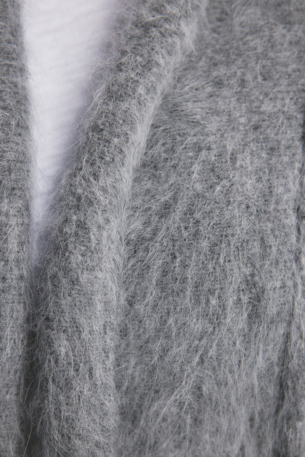 Zoe Cropped Open Cardigan - Charcoal