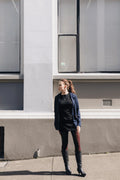 Merino Wool Textured Knit Tights - Currant