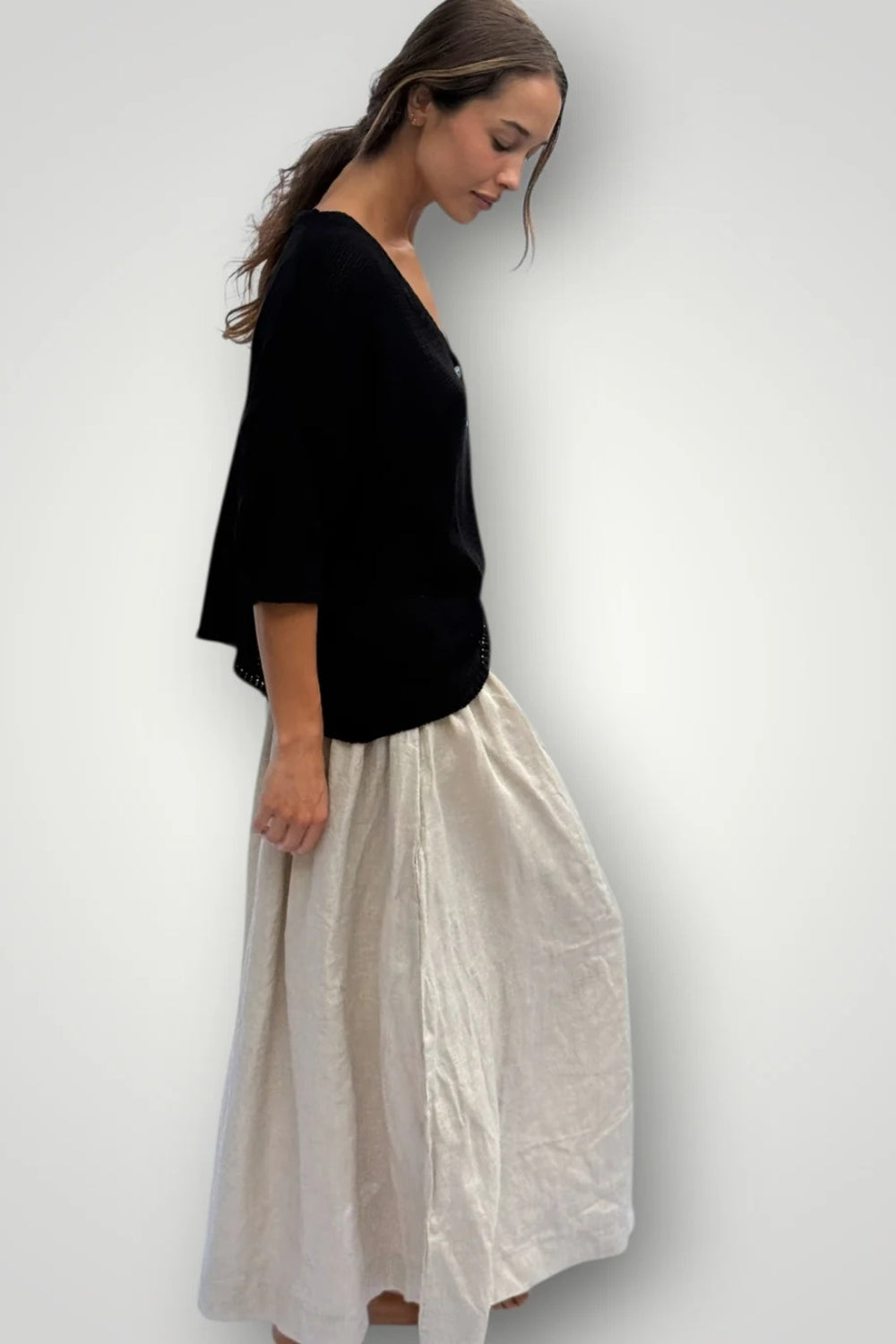 Lulu Linen Skirt - Multiple Colours