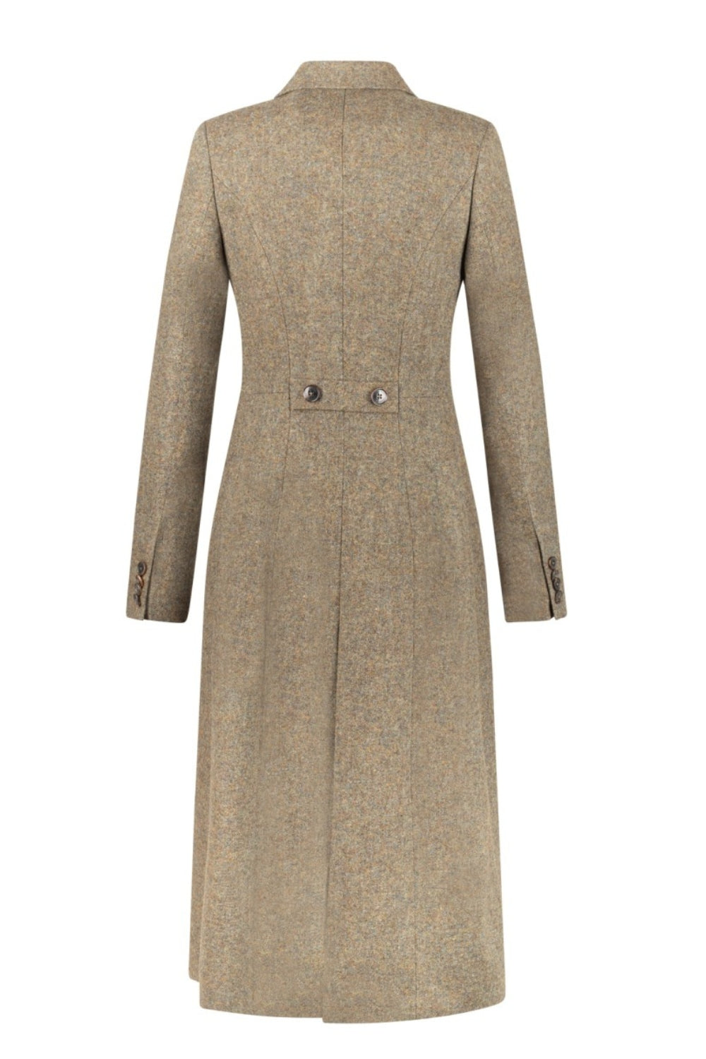 Virginia Coat - Shetland Donegal Tweed - Moss