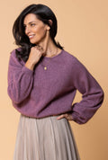 Women's Bellow Sleeve Knit - Mauve