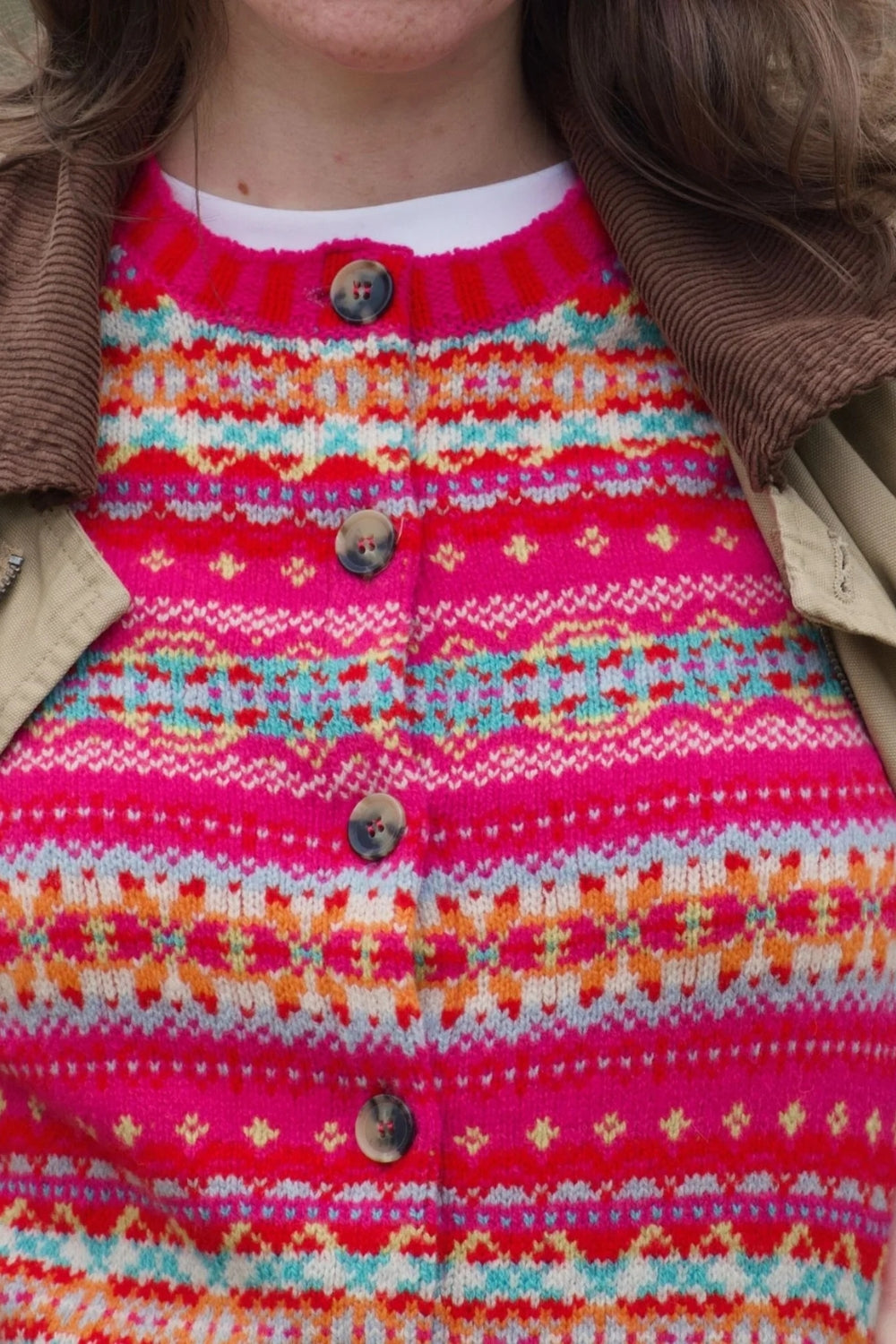 Kinross Cardigan - Foxglove