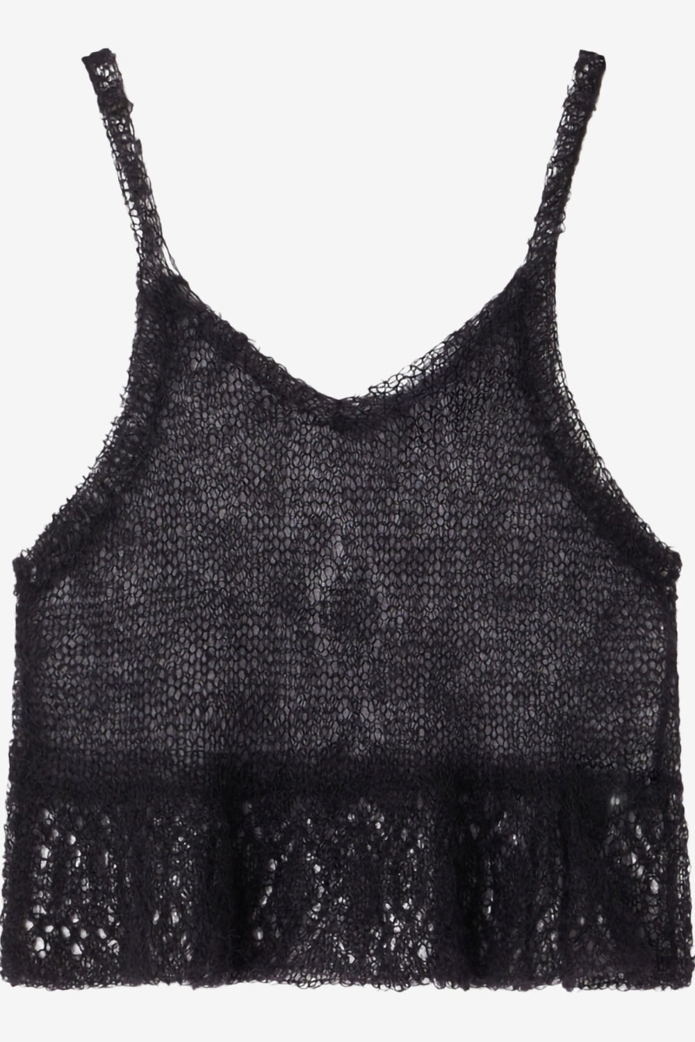 Hank Hand Knitted Top - Black