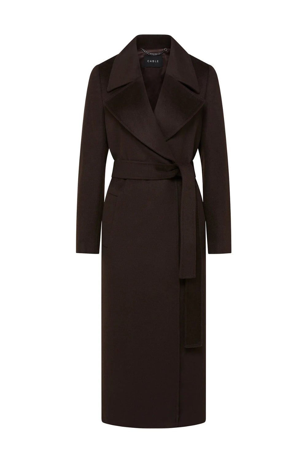 Evans Wool Coat - Espresso