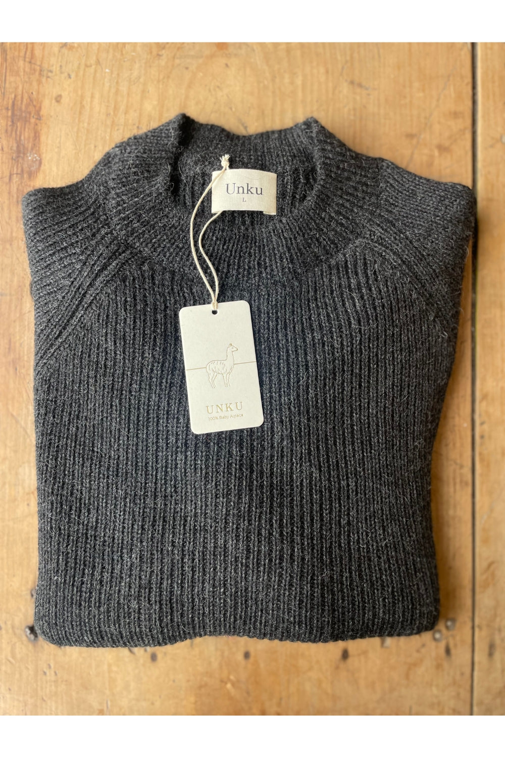 Unku - 100% Baby Alpaca - Charcoal