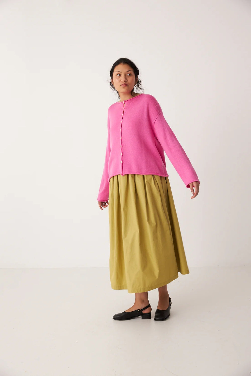 Dolls Cardigan - Rose Pink