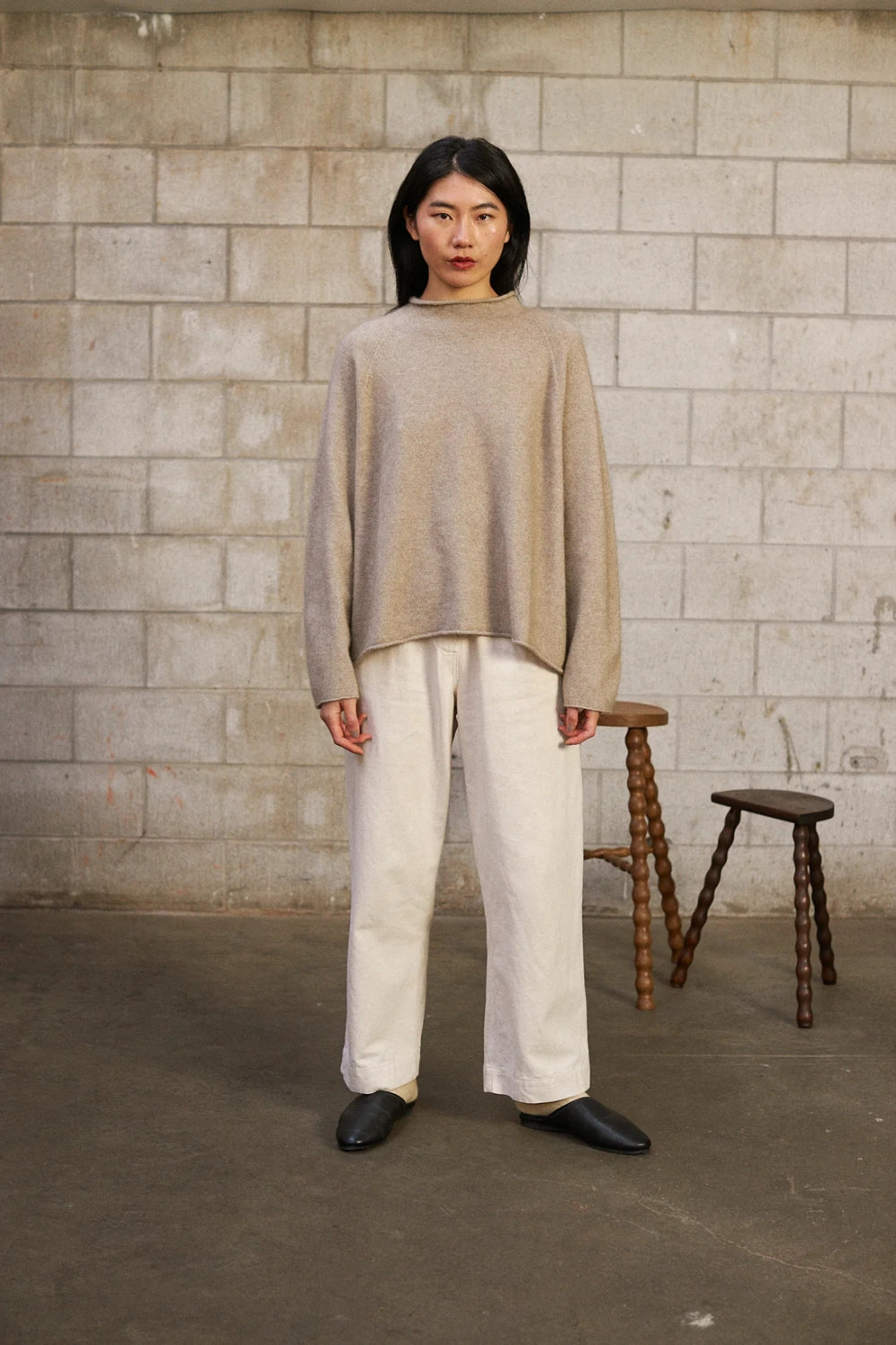 Eclipse Funnel Neck - Natural