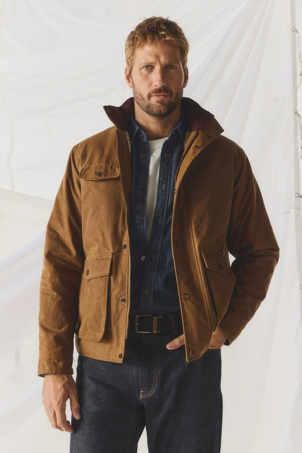 Men's Special Edition Vintage Wax Lumberjack Jacket - Sandstone
