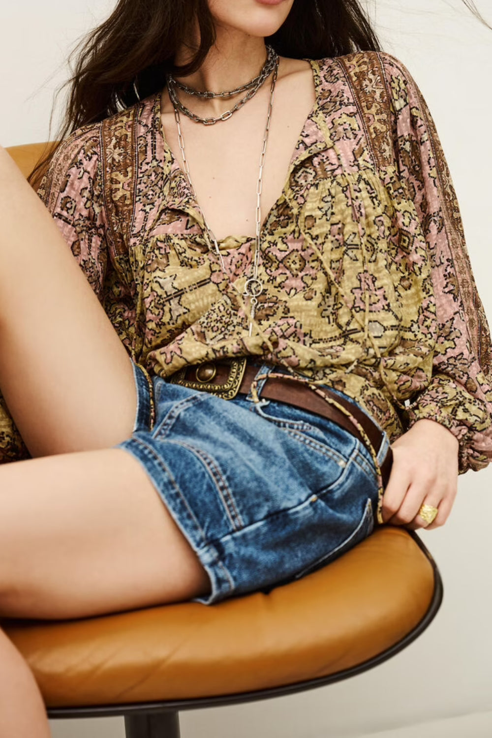 Pamila Blouse - Yellow Base
