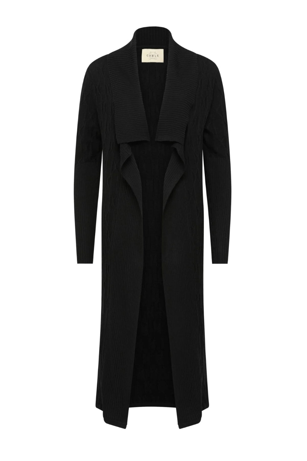The Beaumont Merino Wool Cardigan - Black