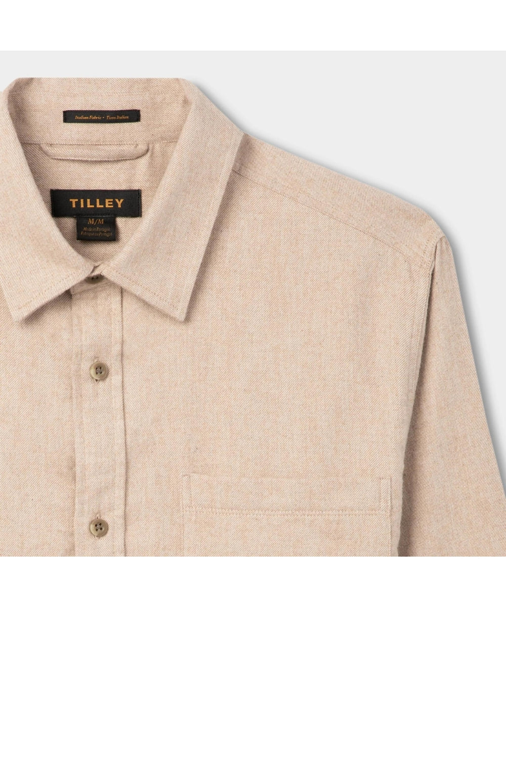 Long Sleeve Button Up Shirt - Camel