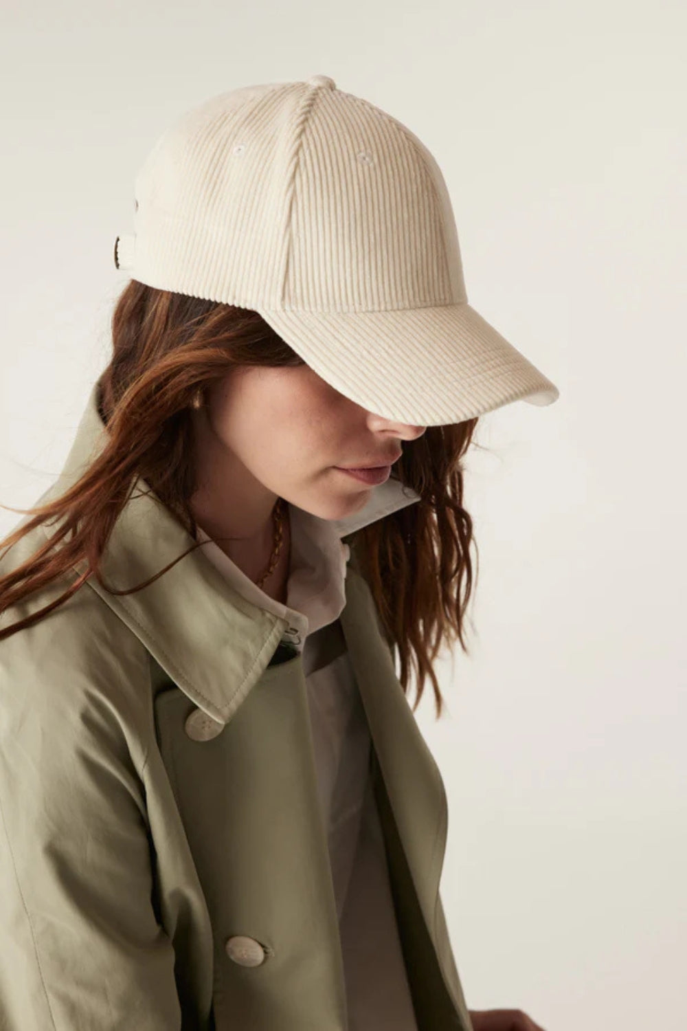 Cord Cap - Ecru
