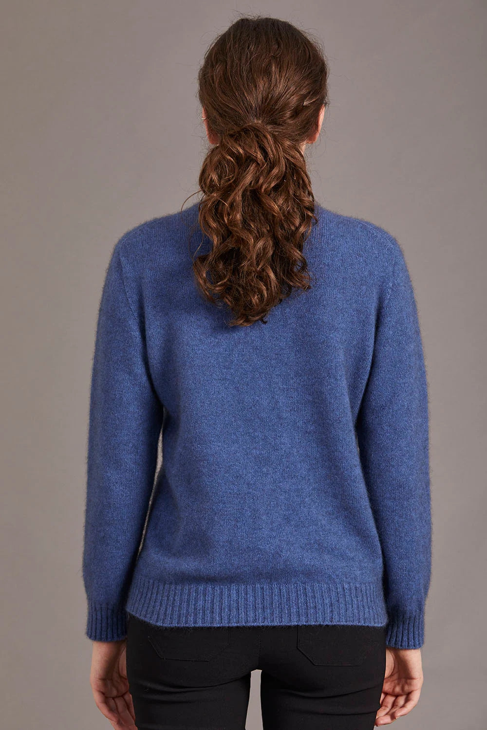 Lace Detail Jumper - Orchid