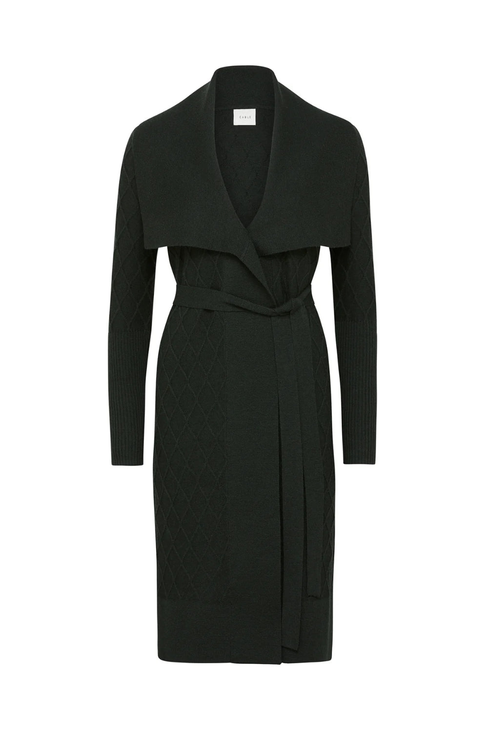 The Victoria Merino Cardigan - Moss