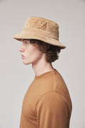 Iconic T1 Cord Bucket Hat - Camel