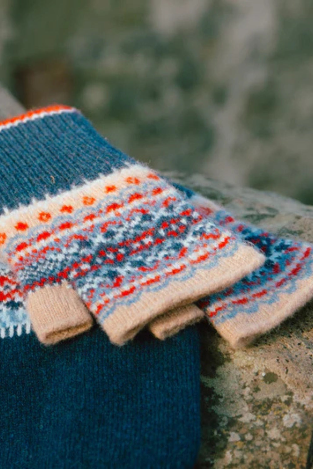 Alloa Open Mitt - Fingerless Glove 100% Merino - Multiple Colours