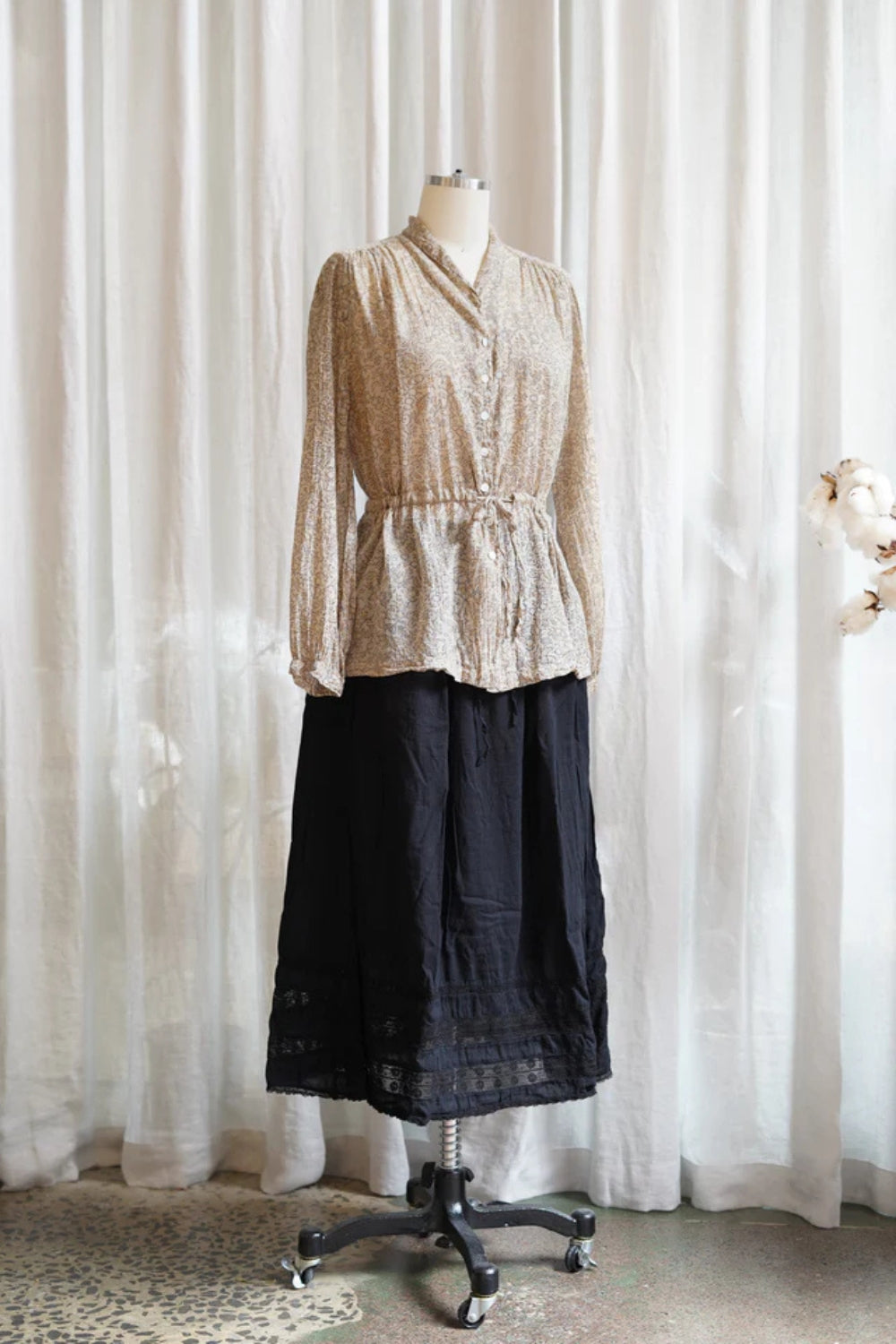 Pearl Blouse - Ginza Print