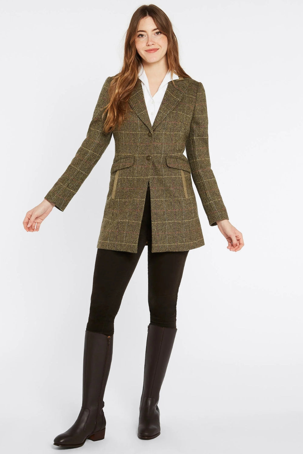 Treefern Tailored Tweed Jacket - Thistle