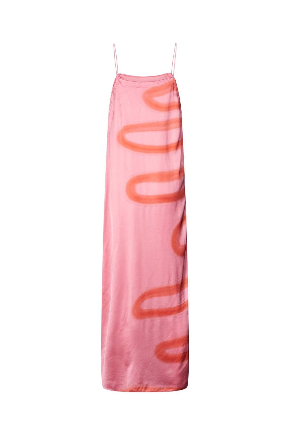 Laurette Fluid Camisole Dress - Flamingo Combo
