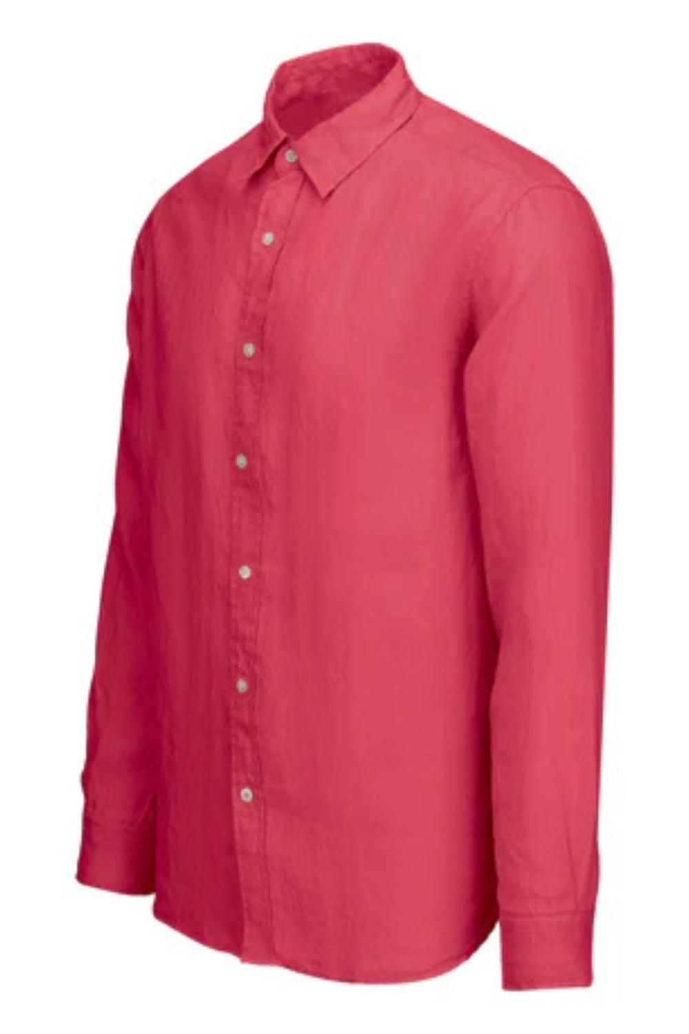 Amalfi Linen Shirt - Bouganvillea
