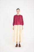 Alice Lace Blouse - Berry