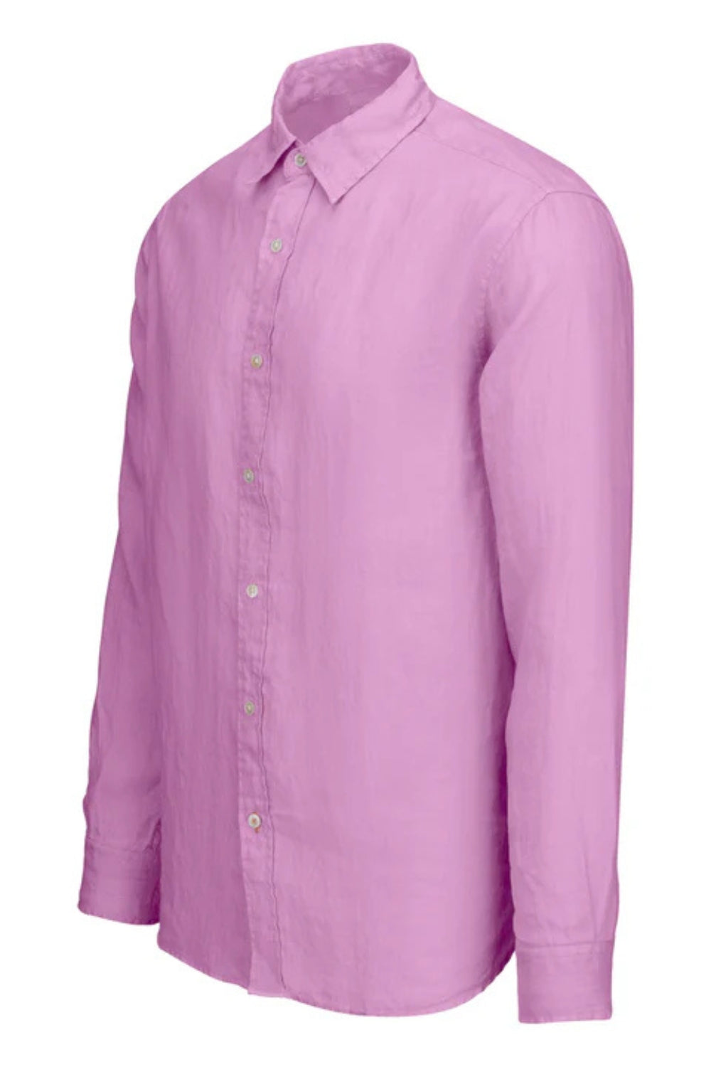 Amalfi Linen Shirt - Orchid