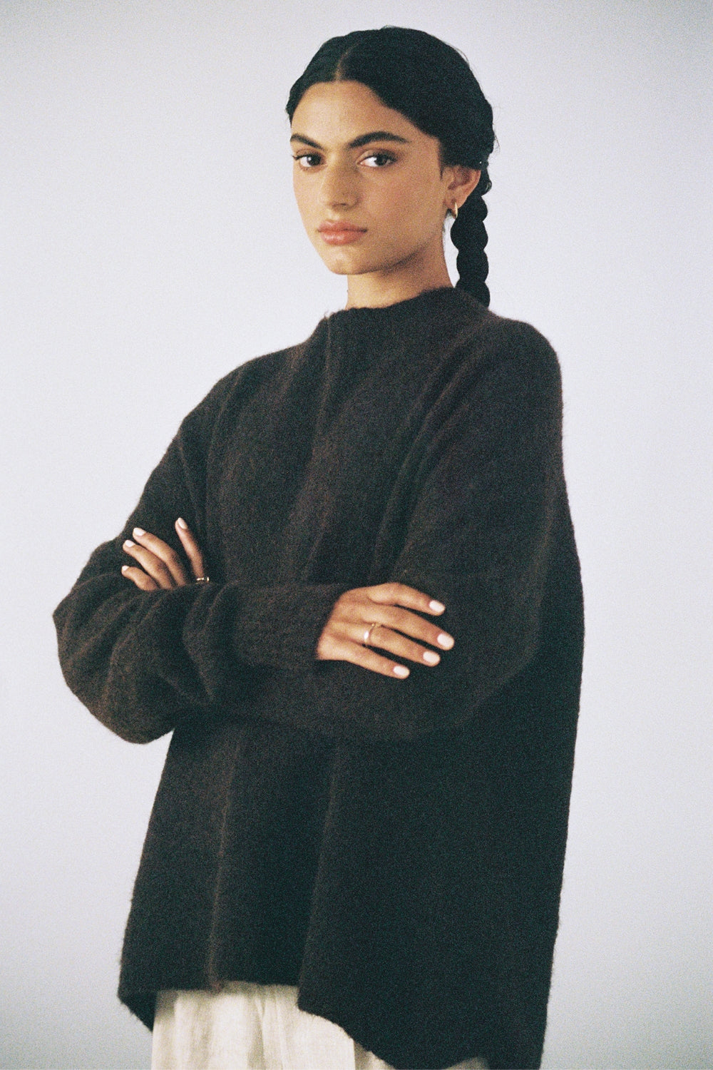Campfire Raglan Knit - Black