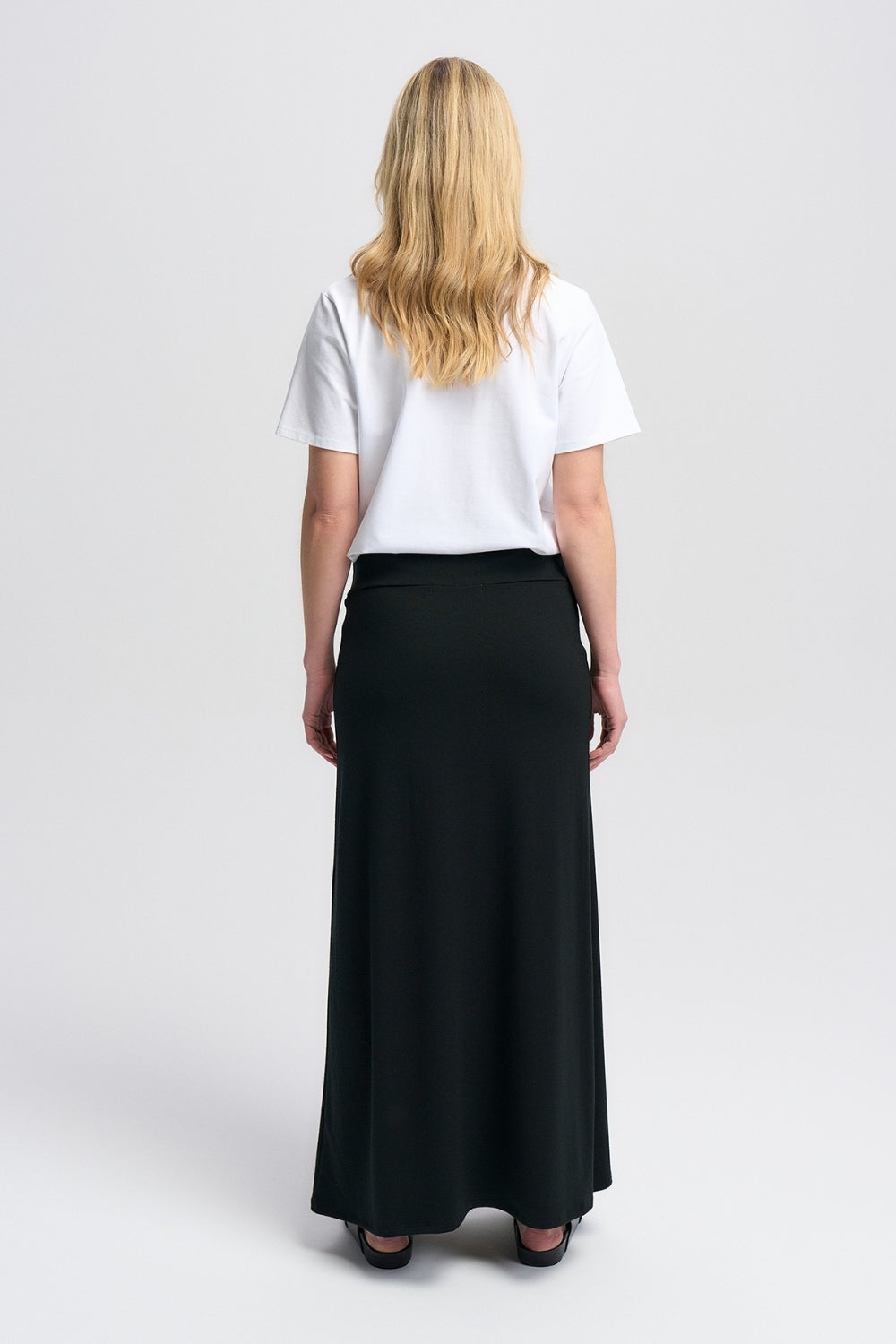 Delilah Skirt - Black - Merino Wool
