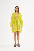Corrina Dress - Acid Yellow