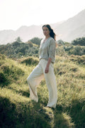 Relaxed V Sweater - Sand