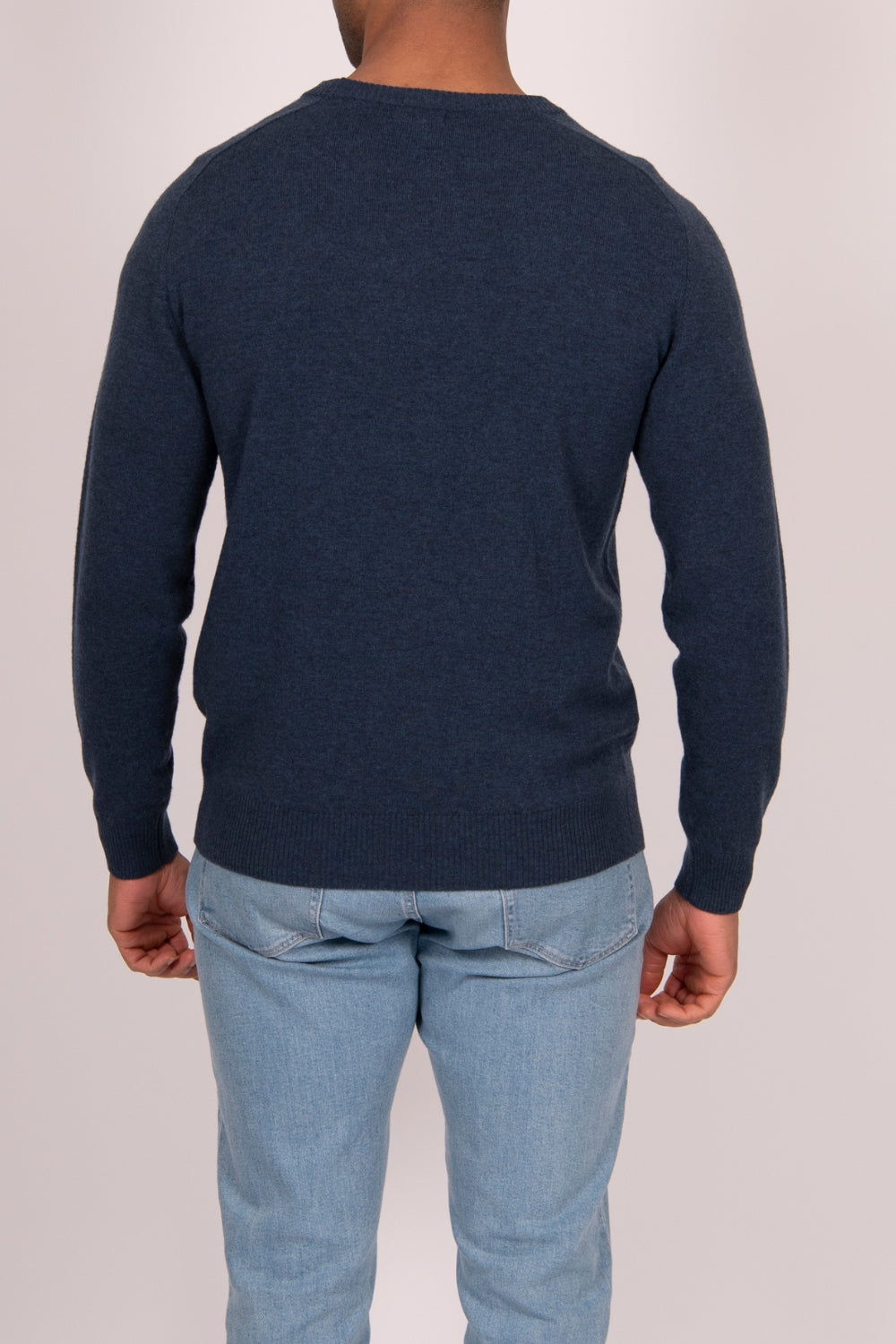 Saddle Shoulder Crew - Navy