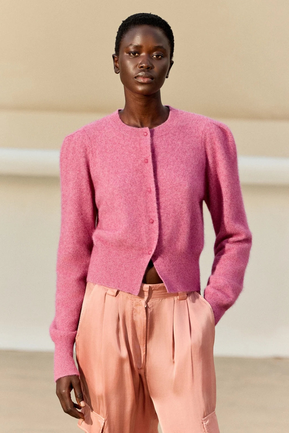 Smit Cardigan - Mauve