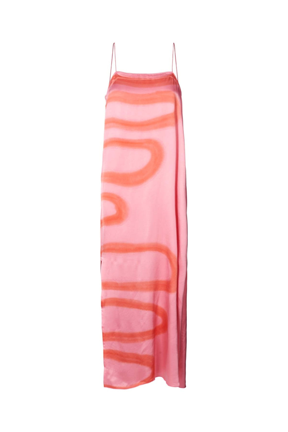 Laurette Fluid Camisole Dress - Flamingo Combo