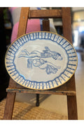 Oval plate - Mermaids with Sirens