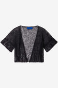 Hanan Hand Knitted Cardigan - Black