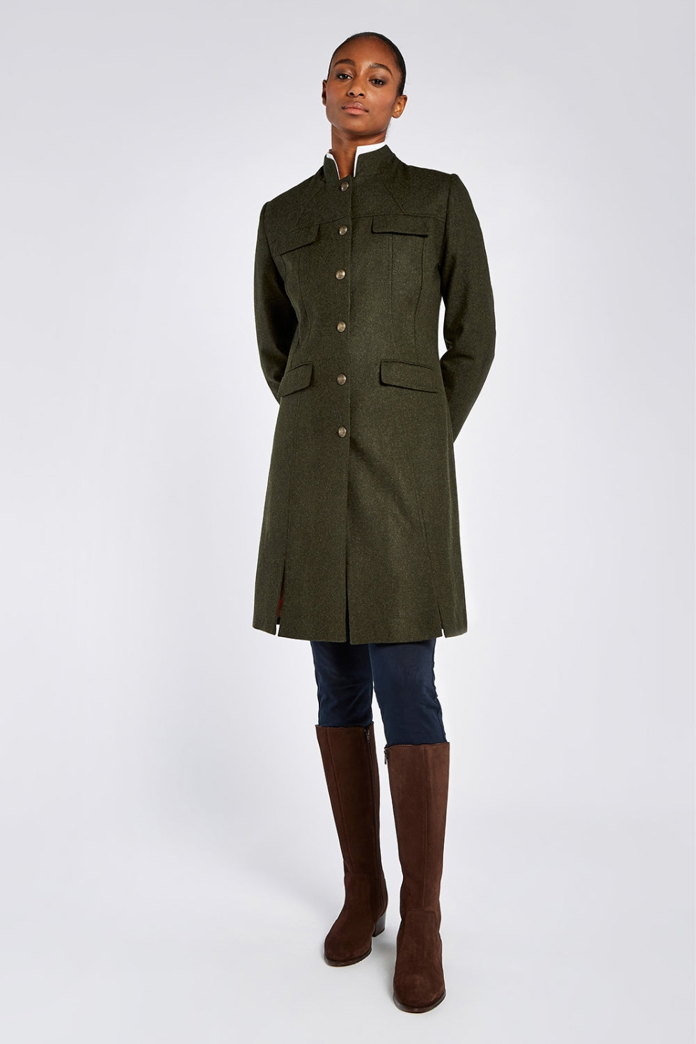 Coolepark Tweed Coat - Loden