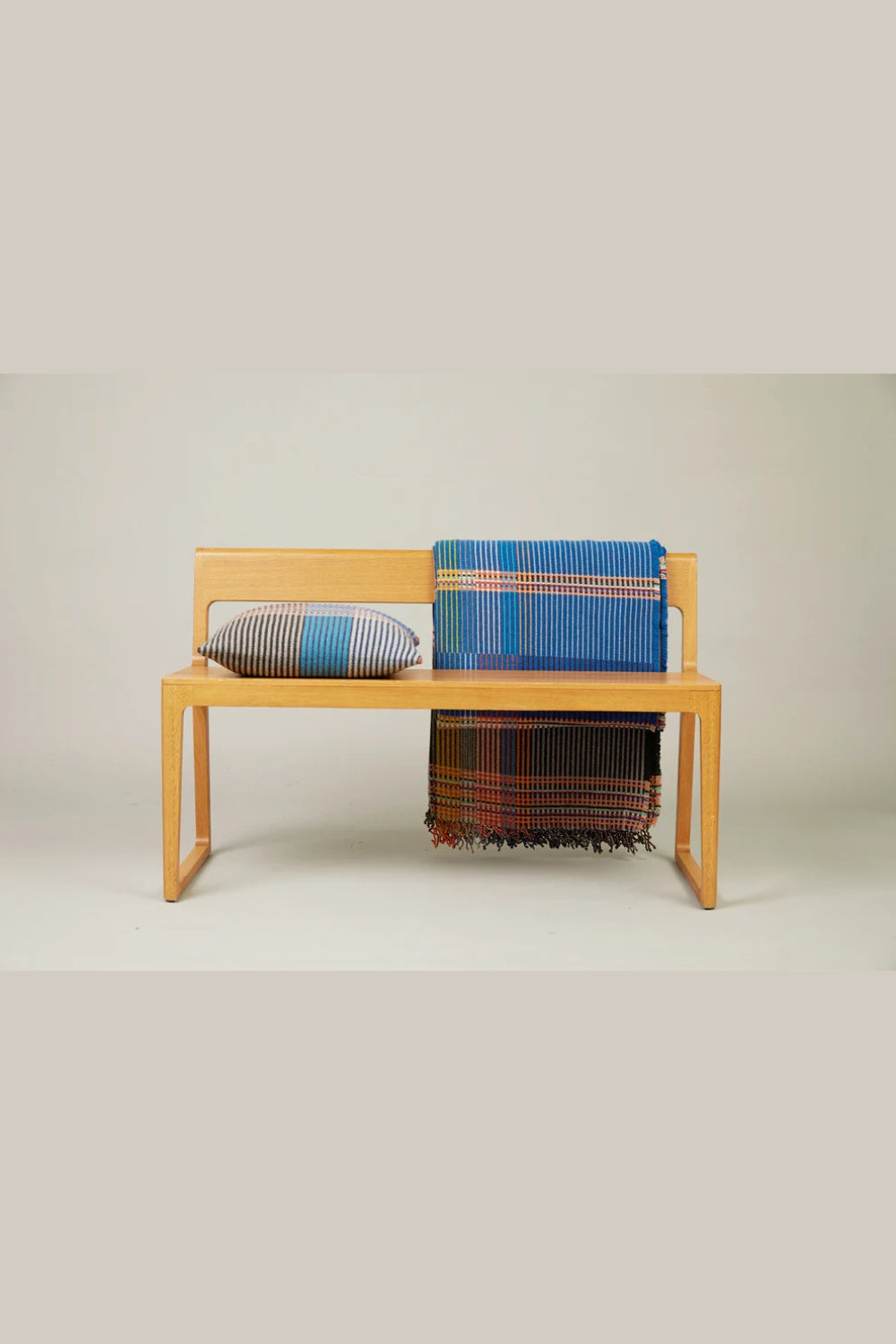 Lambswool Pinstripe Throw - Anning
