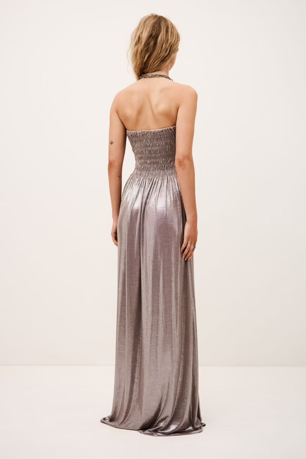 Isabella Maxi Dress - Silver Grey