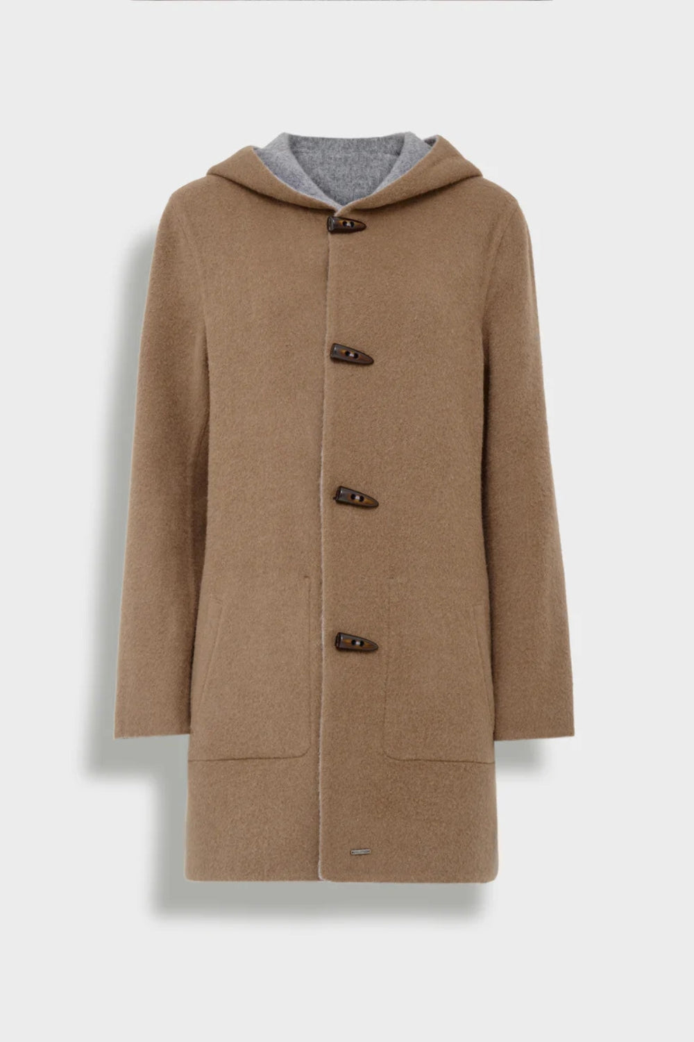 Alaia Reversible Duffle Coat - Bentley/Camel