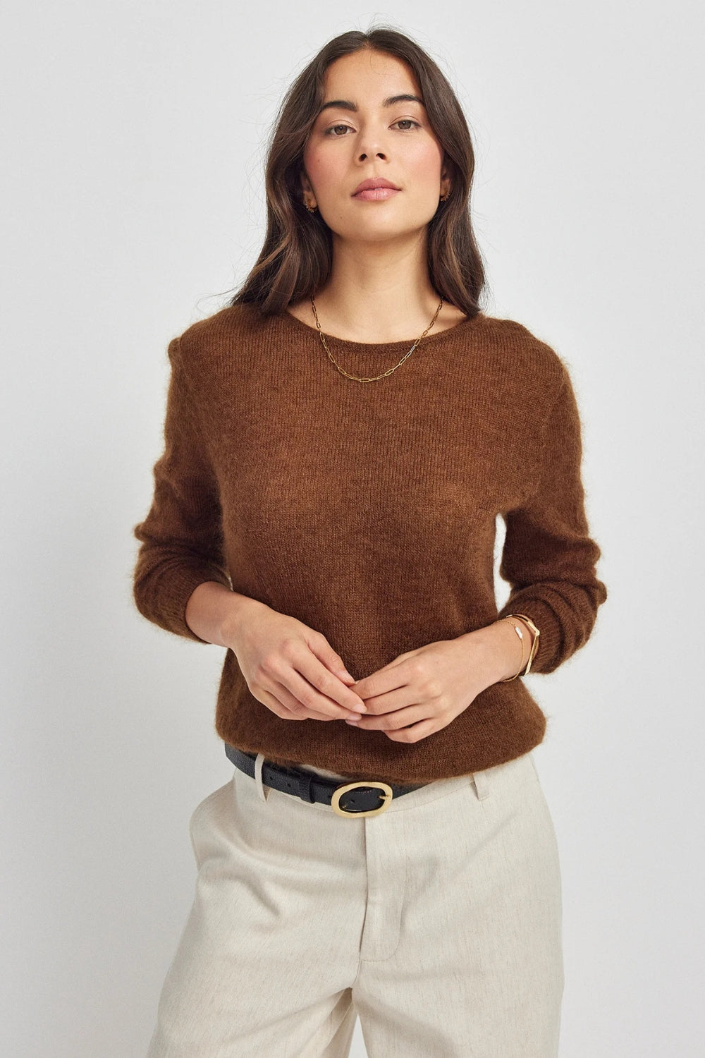 Muse Sweater - Gingerbread