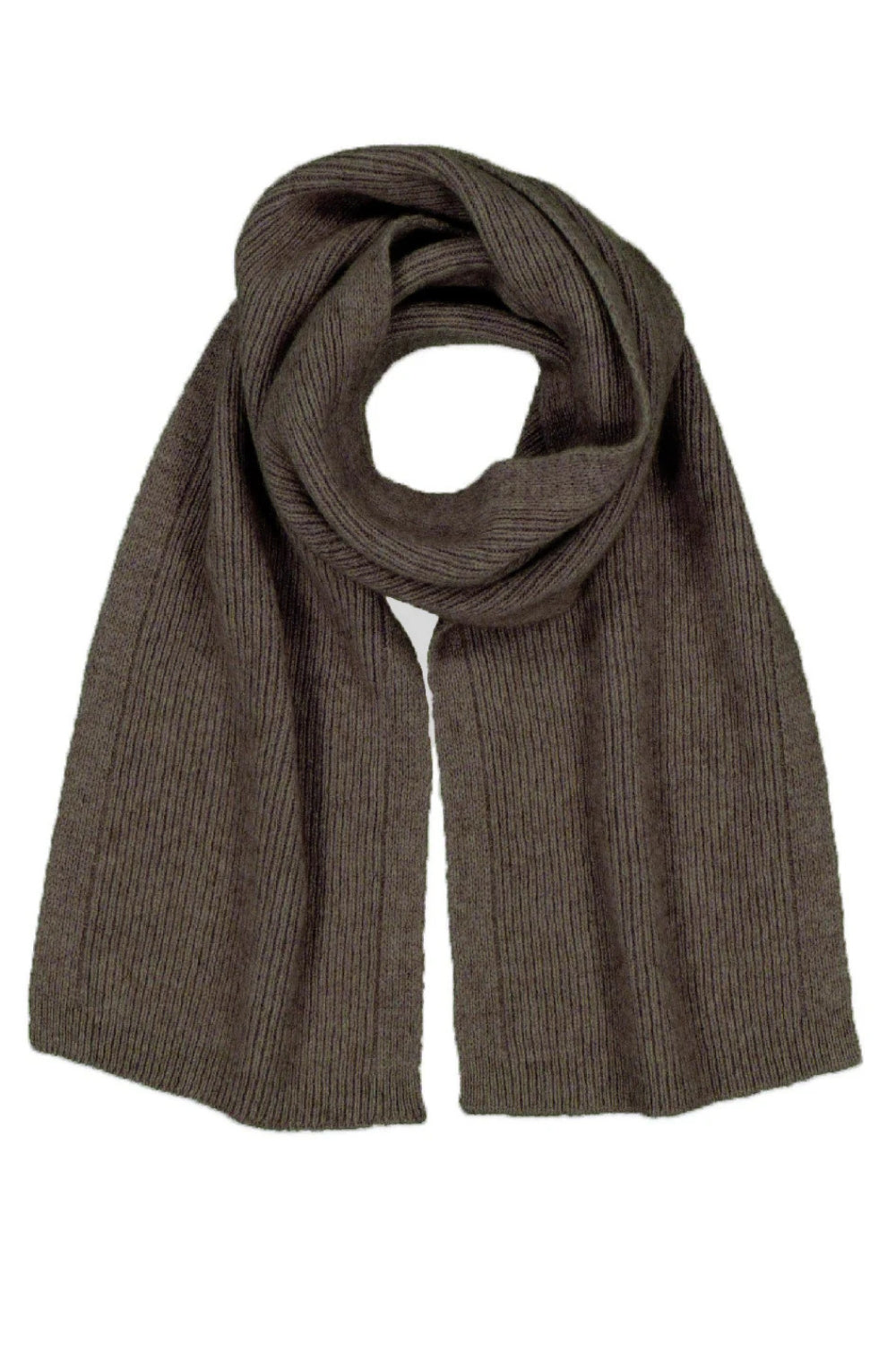 Possum Merino Fine Rib Scarf - Multiple Colours